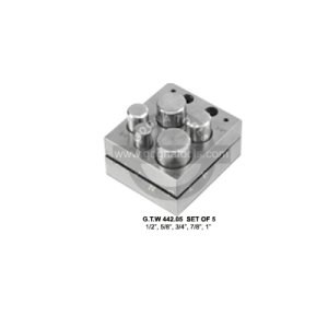 Disc Cutter Set Of 5 Pcs - 1/2" To 1"