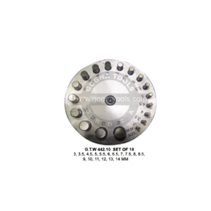 Disc Cutter Set Of 18 Pcs - 3 To 14 MM